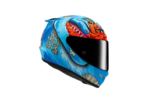Casque maxi scooter HJC RPHA 12 Mr Peeks 1