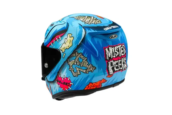 Casque maxi scooter HJC RPHA 12 Mr Peeks 2