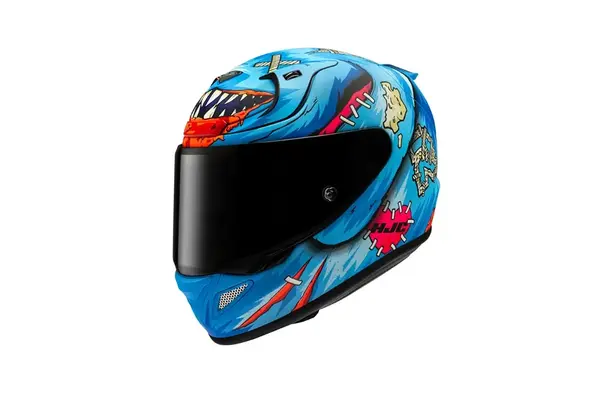 Casque maxi scooter HJC RPHA 12 Mr Peeks 3