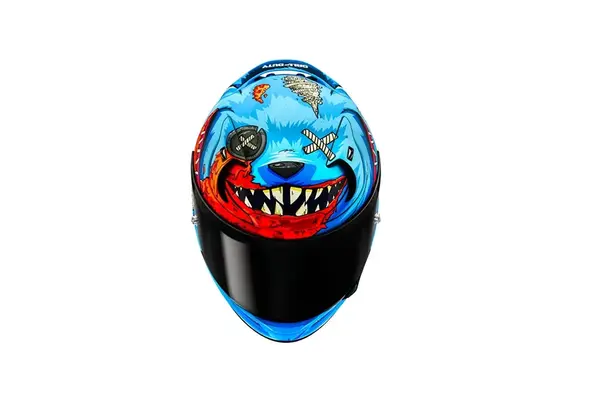 Casque maxi scooter HJC RPHA 12 Mr Peeks 4