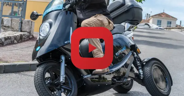 Essai video scooter electrique 3 roues eccity model 3