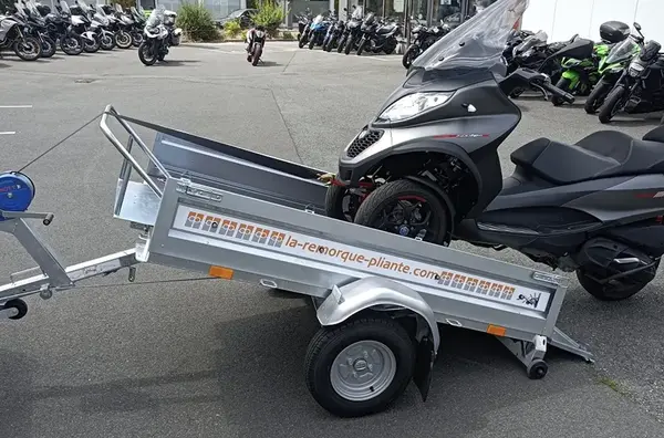 Remorque scooter 3 roues 55