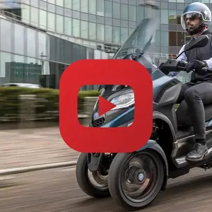 Essai video scooter 3 roues Piaggo MP3 HPE 530 0
